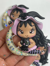 Load image into Gallery viewer, Celeste Glow in The Dark Moon Witch - Halloween