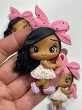 Load image into Gallery viewer, Breast Cancer Awareness Clay Figurine - Handmade