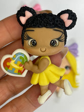 Load image into Gallery viewer, Autism Awareness Clay Figurine - Handmade