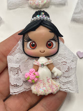 Load image into Gallery viewer, Bride To Be Clay Figurine, Flat Back Clay