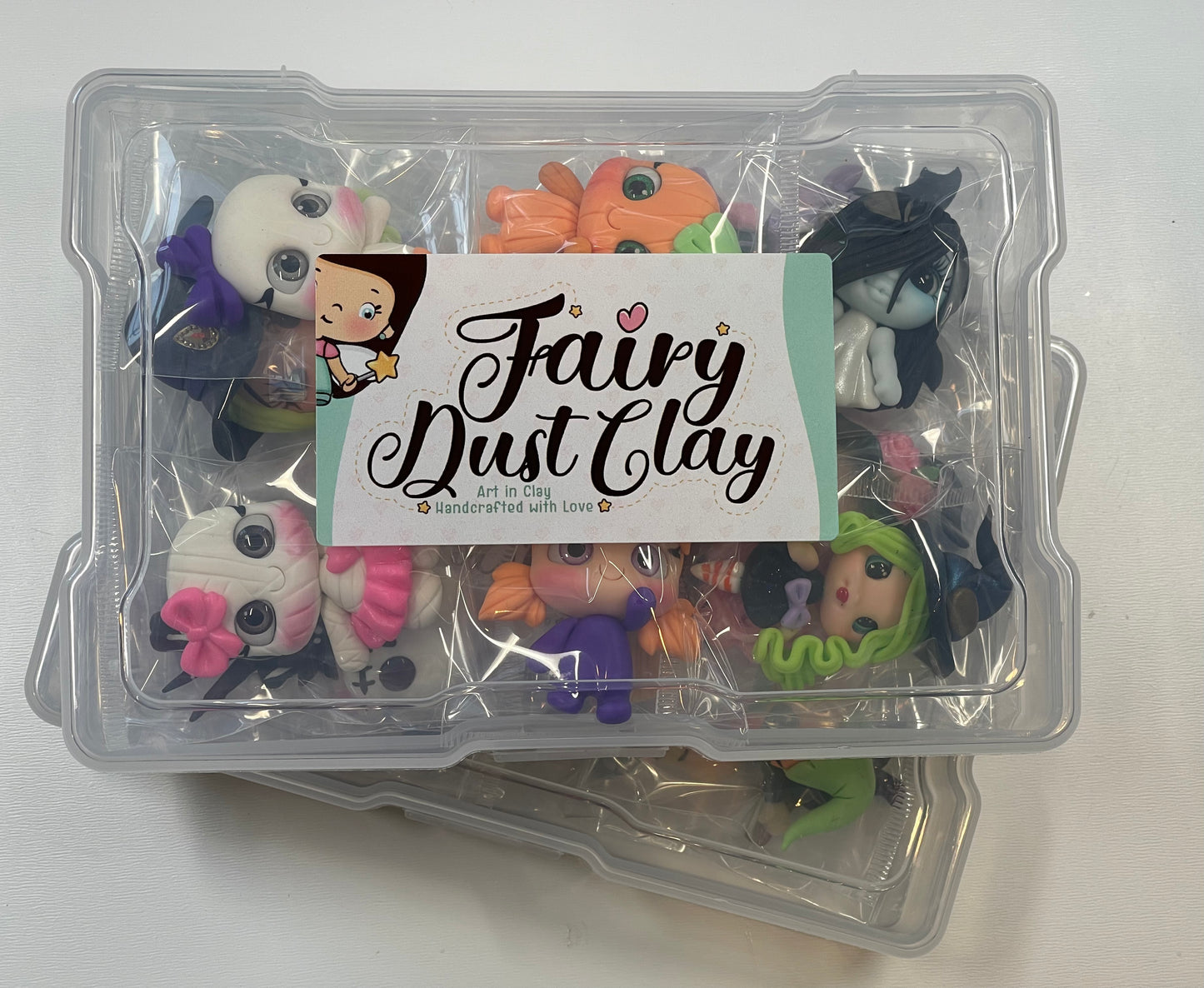 Halloween Clay Figurines Mystery Bundle Box- handmade
