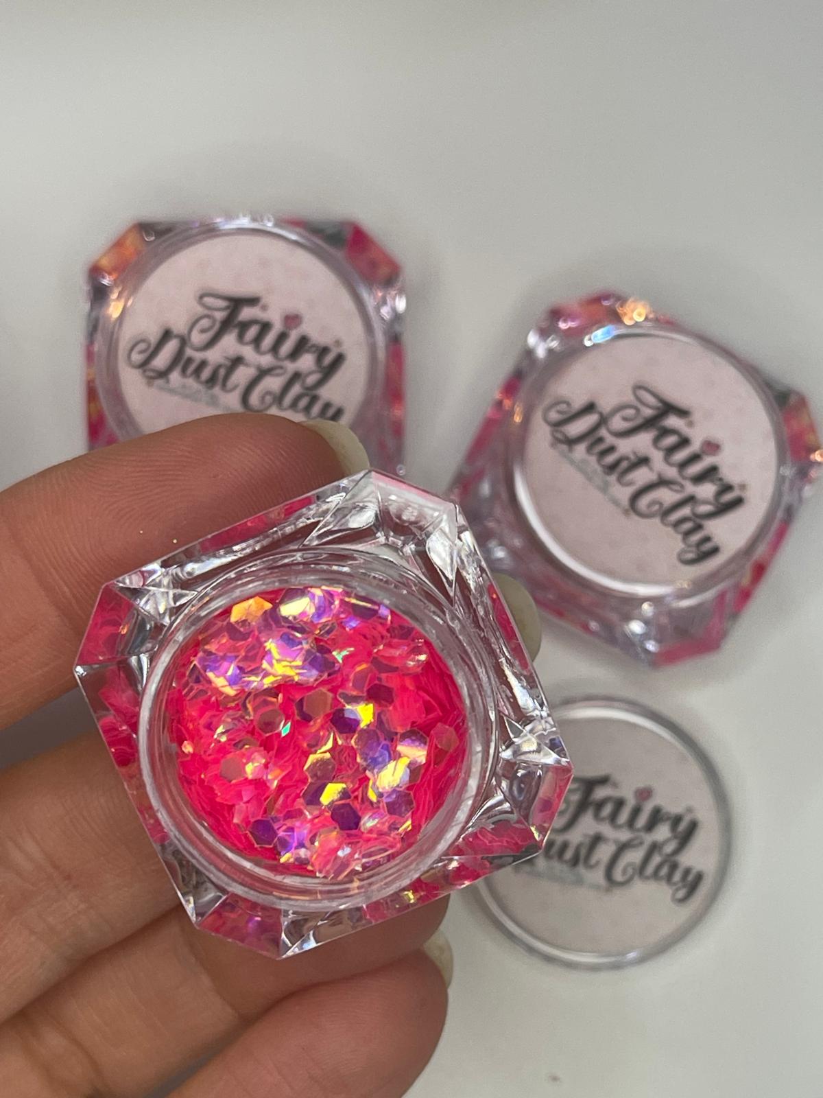 Pretty in Pink Shimmer Flakes- Glitter Flakes - Glitter/Sequins