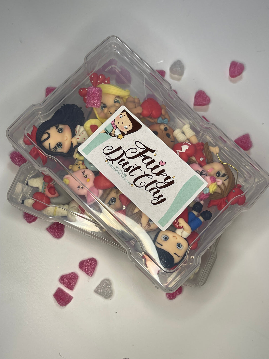 NEW Valentine's Day Inspired Clay Bundle Box- Handmade