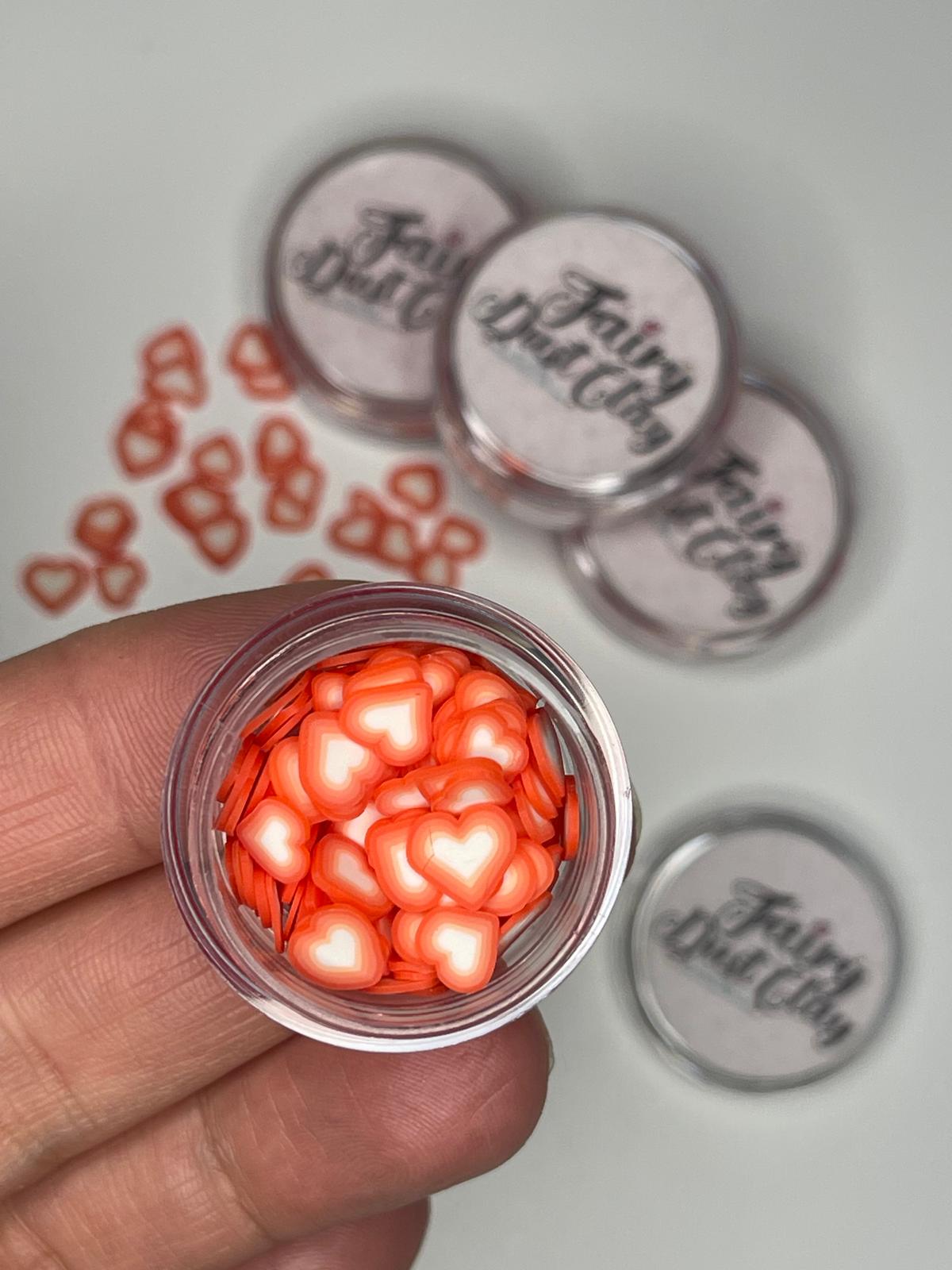 Valentine's Heart Fake Sprinkle Mix, Confetti, Decoden, DIY Crafts