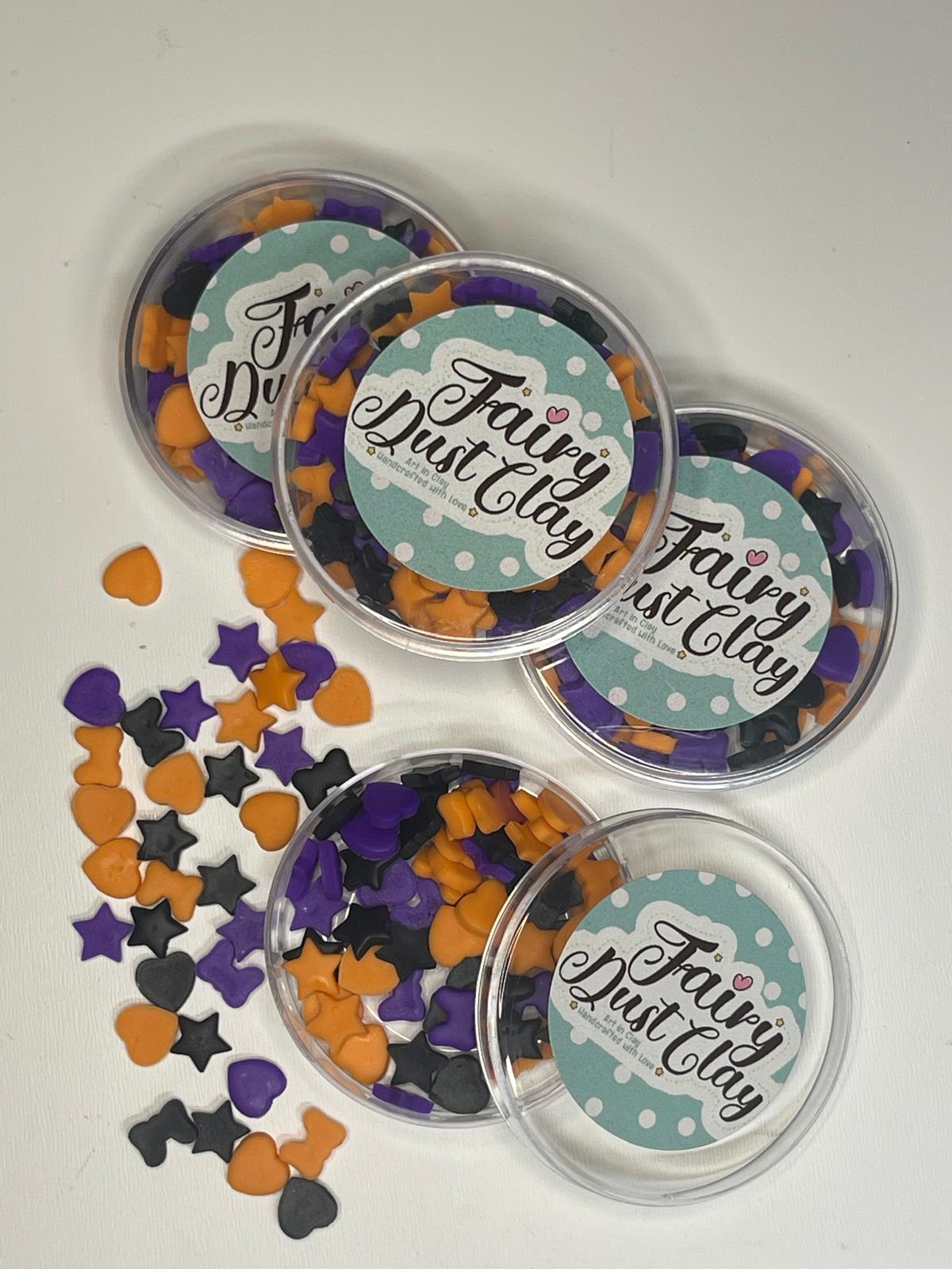 Halloween Inspired Clay Sprinkle Mix- Confetti/Glitter