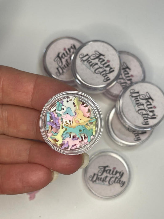 Unicorn-inspired Clay Sprinkle Collection-  Clay Sprinkle Confetti
