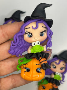 Sara The Cute Halloween Witch - Handmade