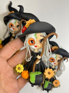 Agatha The Witch Clay Figurine