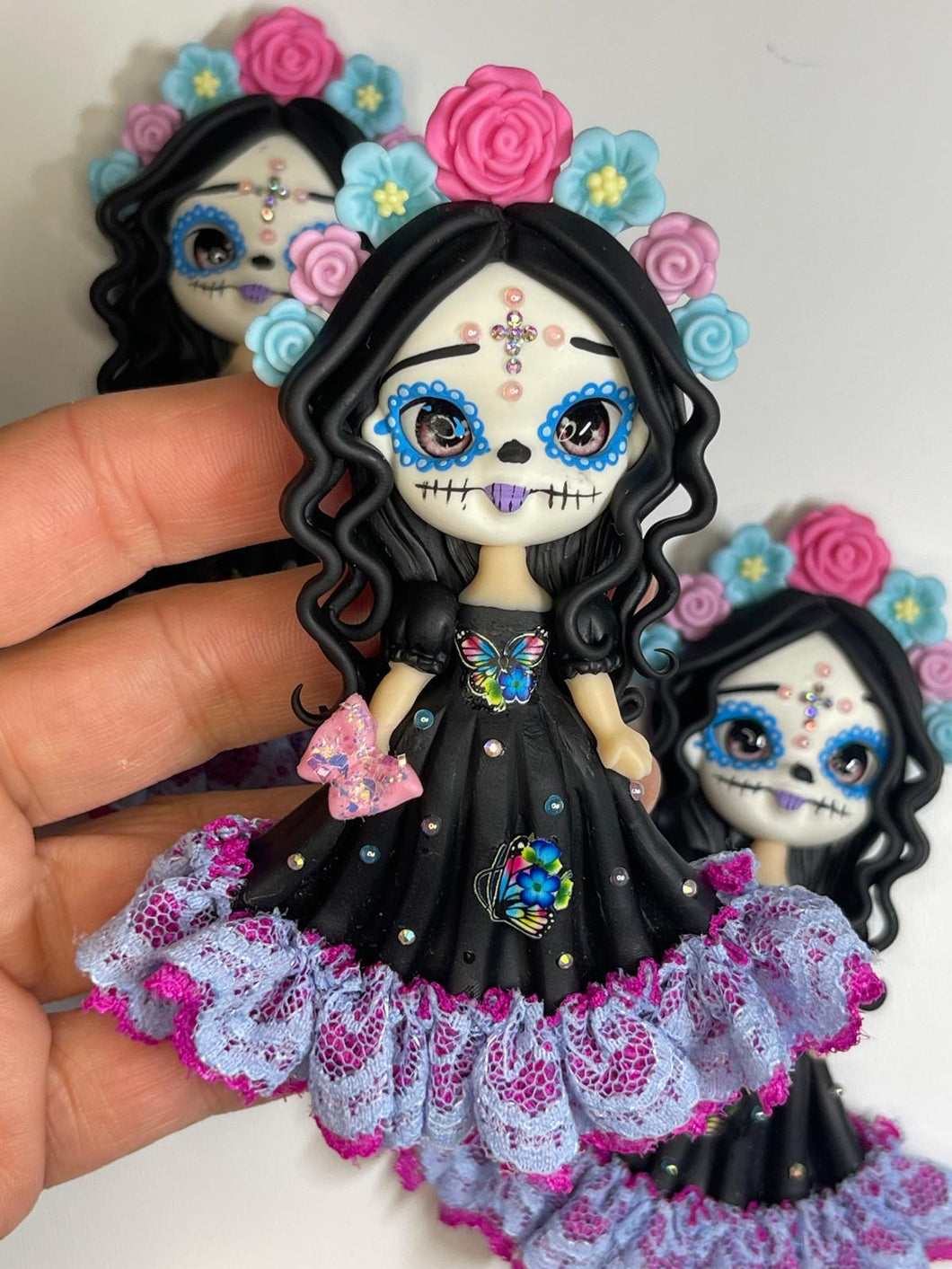 Aurora The Sugar Skull Clay Figurine