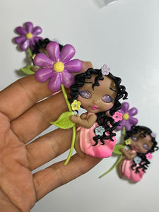 Helena The Spring Clay Figurine - Handmade