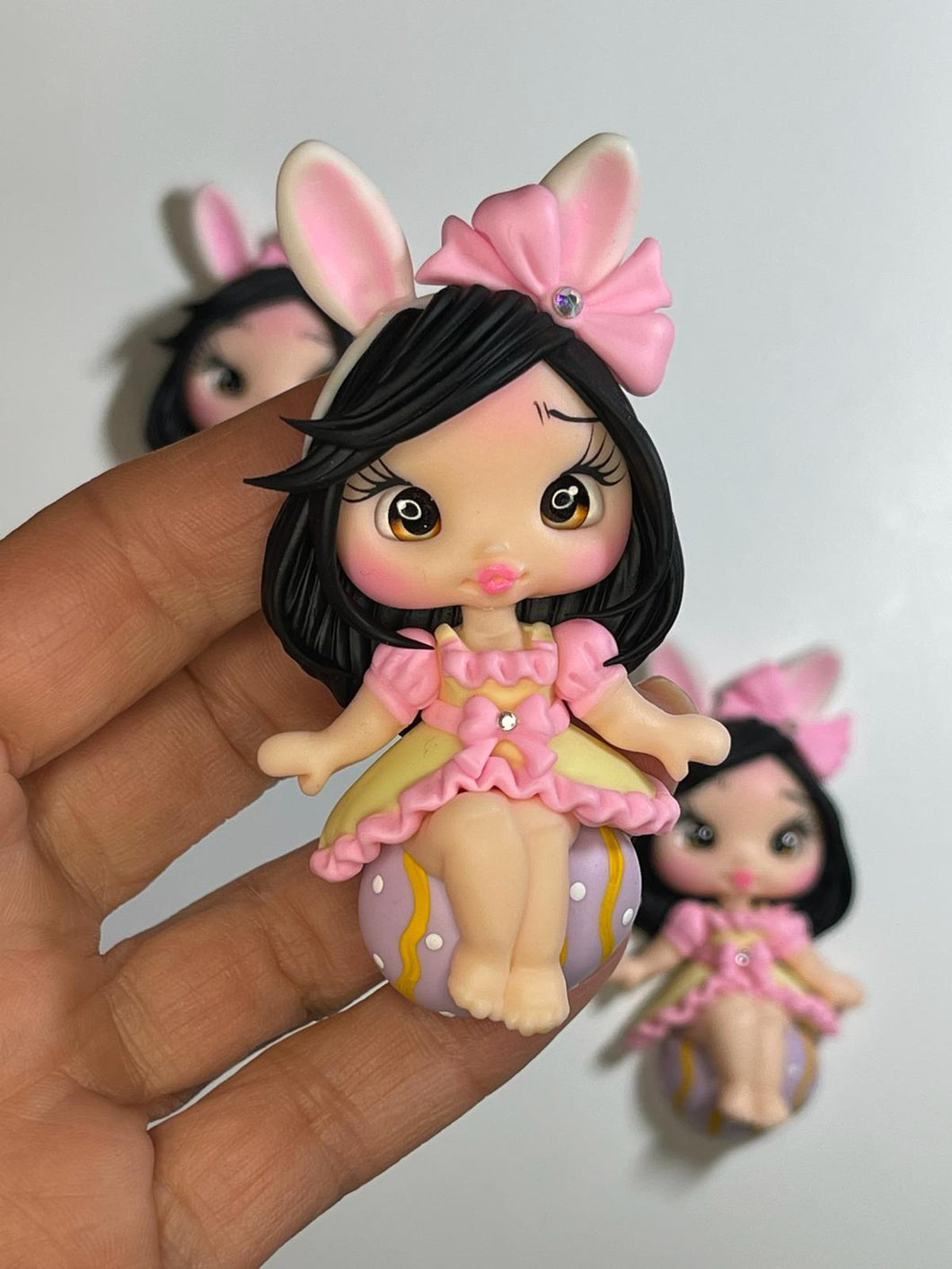 Kelsea The Easter Clay Figurine - Handmade