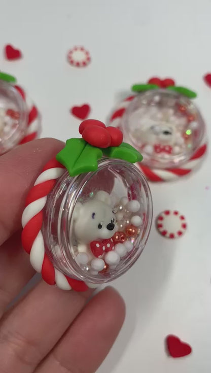 Christmas Clay Shakers - Handmade
