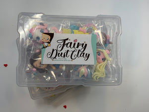 Unicorn Lover Surprise Clay Bundle Box, Flat Back Clay Figurine - Handmade