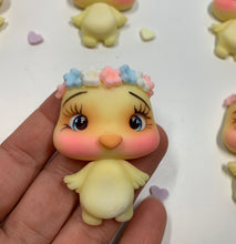 Load image into Gallery viewer, Little Easter Chick Spring Clay Embellishment
