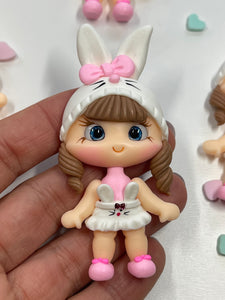 Molly The Easter Girl Clay Figurine