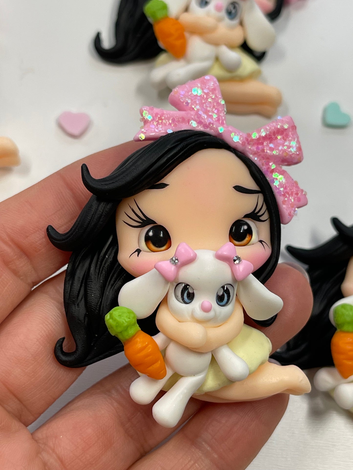 Olivia The Easter Girl Clay Figurine