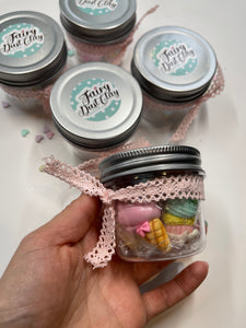 Sweet Treats Mason Jar Clay Figurine- Clay Bundle Jar