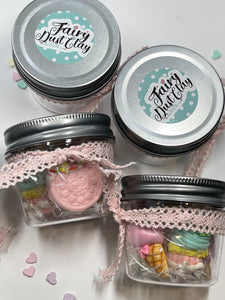 Sweet Treats Mason Jar Clay Figurine- Clay Bundle Jar