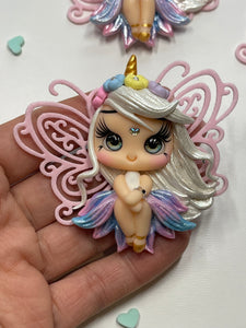 Nola The Unicorn Fairy Spring Clay Figurine