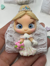 Load image into Gallery viewer, Bride To Be Clay Figurine, Flat Back Clay
