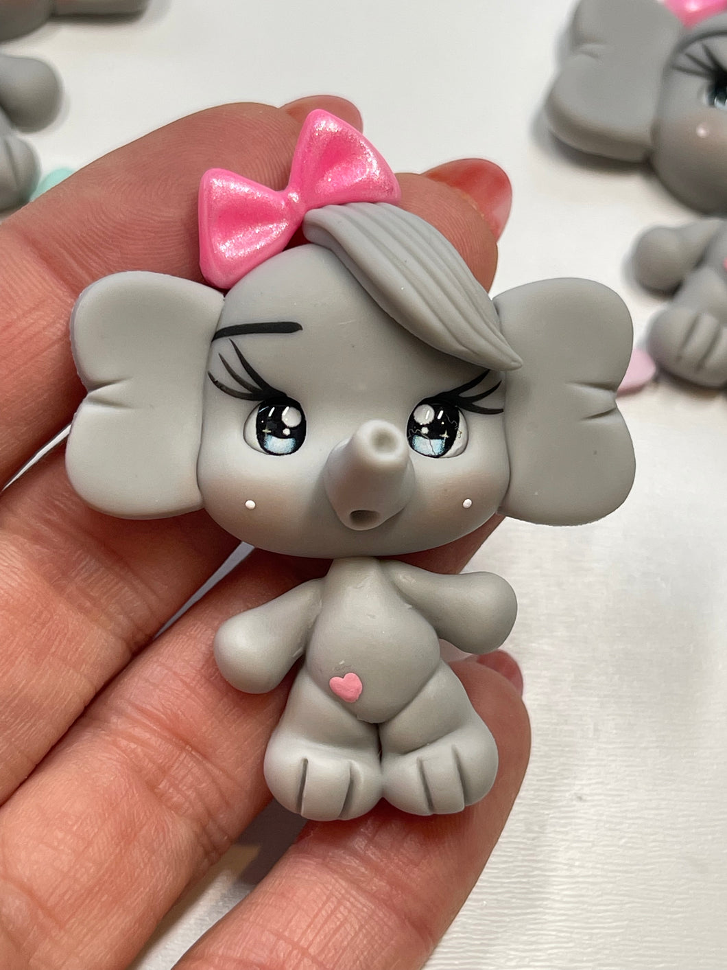 Elo The Elephant Clay Figurine