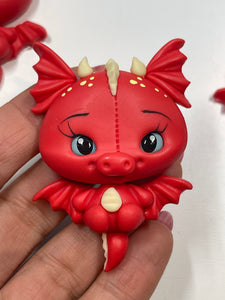 Dragon friends Clay Figurine- Handmade