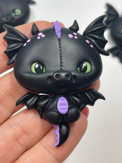 Dragon friends Clay Figurine- Handmade