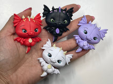 Load image into Gallery viewer, Dragon friends Clay Figurine- Handmade
