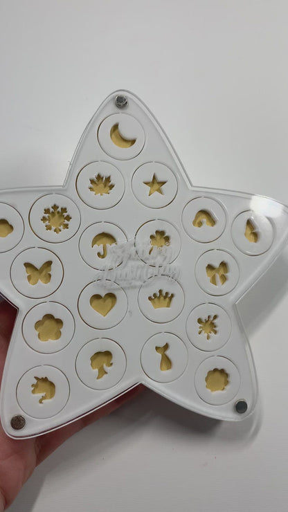 Fairy Dust Clay Extruder Discs Set, DIY Craft