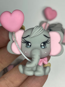 Sophie The Elephant Clay Figurine - Handmade