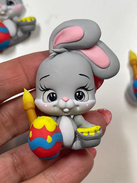 Hopper The Easter Bunny figurine- Handmade