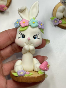 Wonderland Friends 3-D Clay Figurine - Handmade