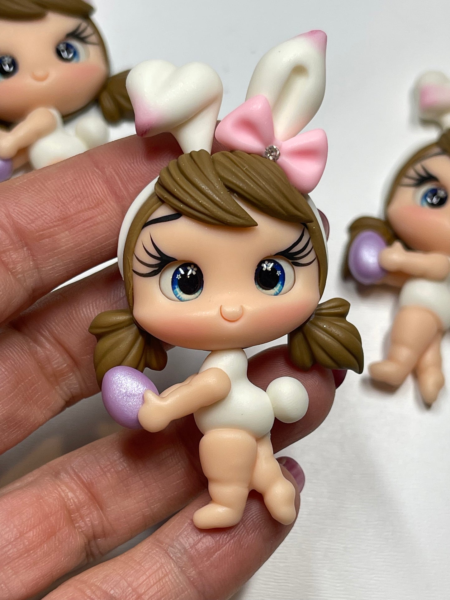 Leah Easter Bunny Girl- Handmade