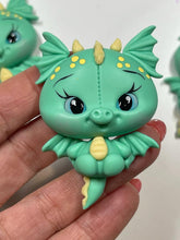 Load image into Gallery viewer, Dragon friends Clay Figurine- Handmade
