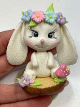 Load image into Gallery viewer, Begonia The easter Bunny 3-D Clay Figurine
