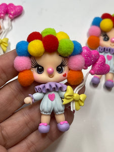 Alegria The Clown Clay Figurine - Handmade