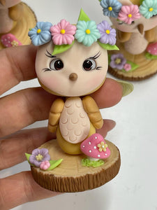 Wonderland Friends 3-D Clay Figurine - Handmade